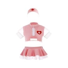 Nurse uniform with exposed chest