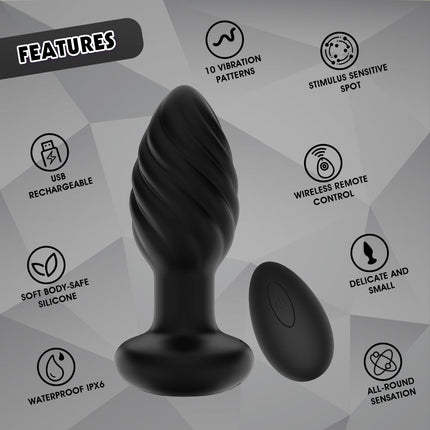 Spiral-Mellow-Analdildo