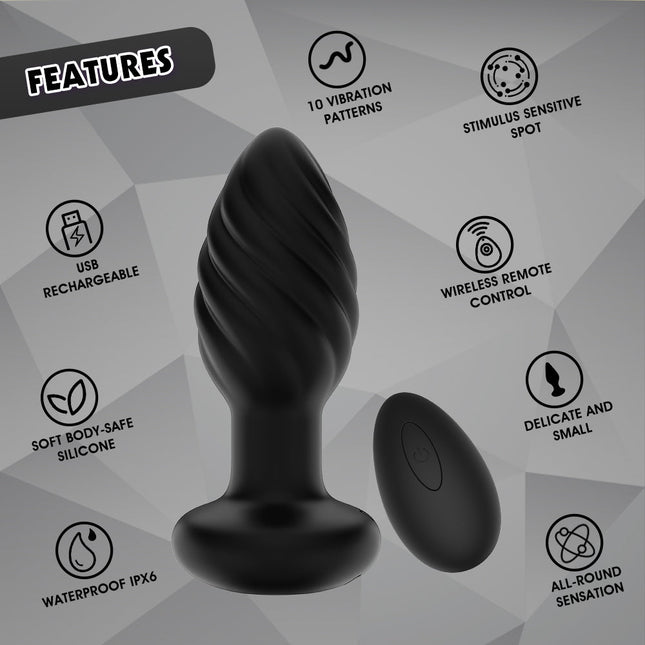 Spiral-Mellow-Analdildo