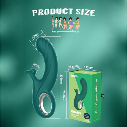 Raider wiederaufladbarer Vibrator