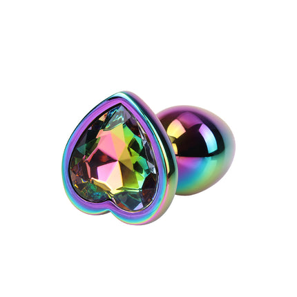 Rainbow Heart Gem Plug M