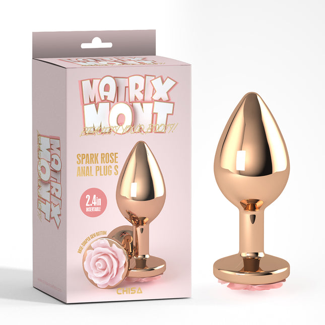 Spark Rose Anal Plug M